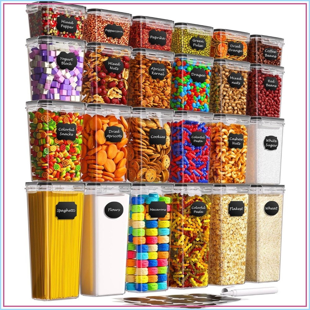 Food Storage Container - 24 PCS Airtight Food Storage Containers