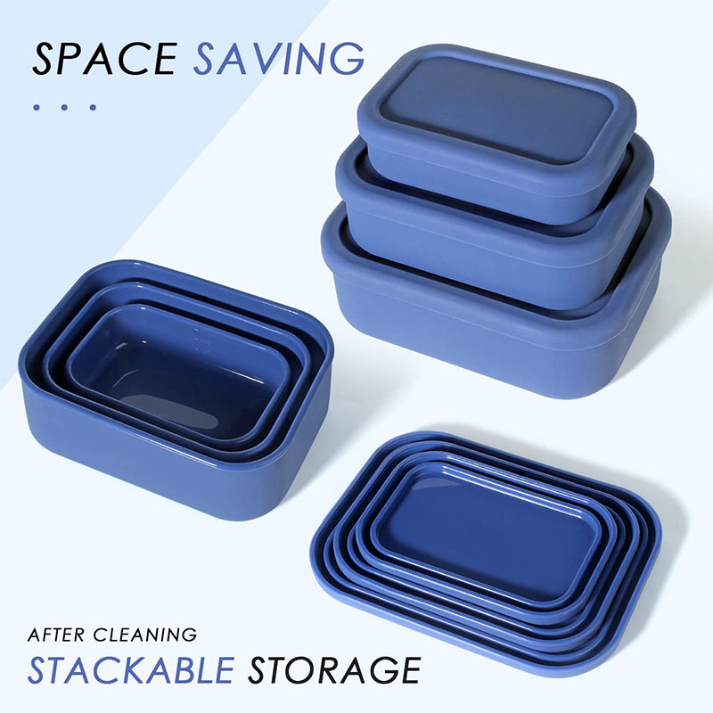 Storage Food Prep - Leak-Resistant Bento Lunch Box Reusable BPA-Free