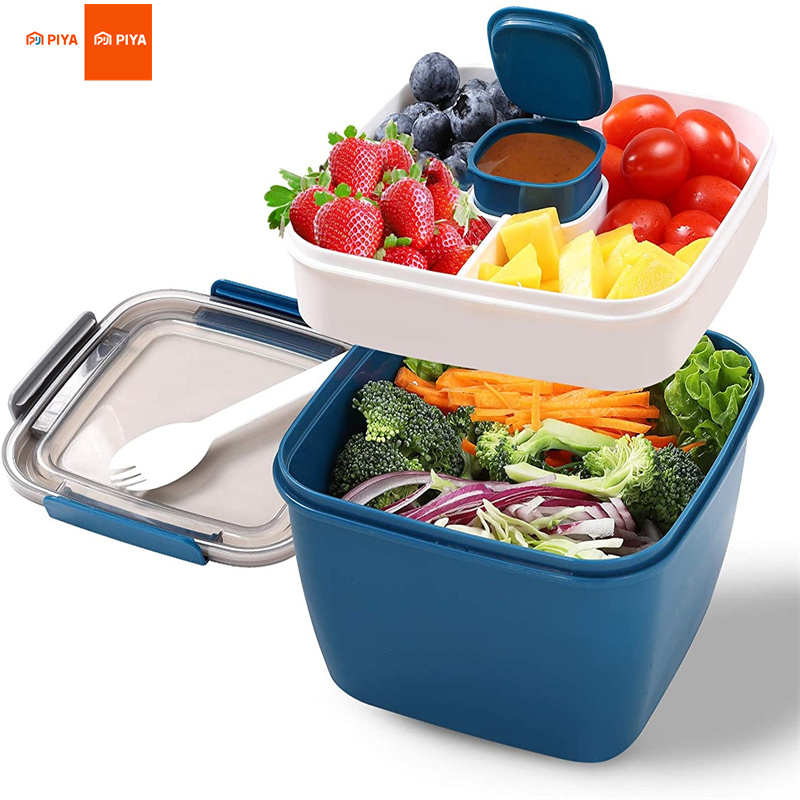 Portable Salad Lunch Container - Food Storage Box Large recension och pris