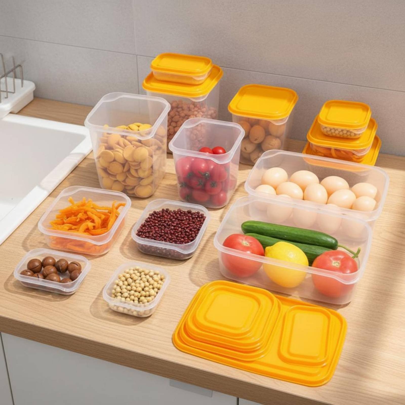 17 Pieces Fridge Storage Box S - Food Storage Container recension och pris