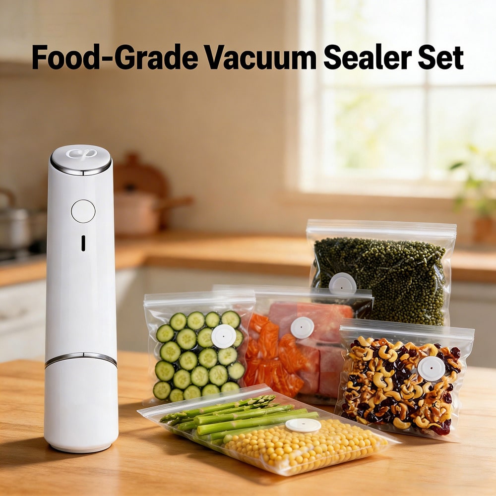 30pcs Reusable Vacuum Bags+1 C - Food Storage Vacuum Seal recension och pris