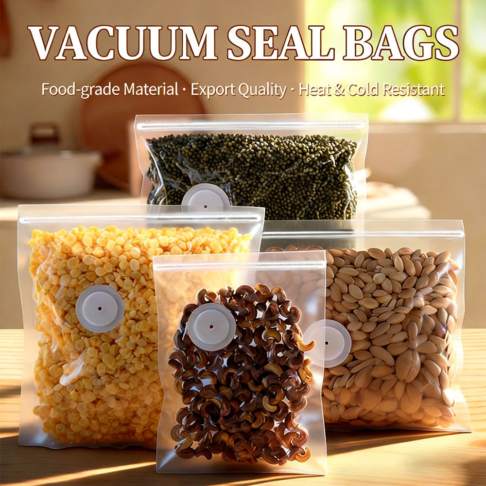30pcs Reusable Vacuum Bags+1 C - Food Storage Vacuum Seal recension och pris