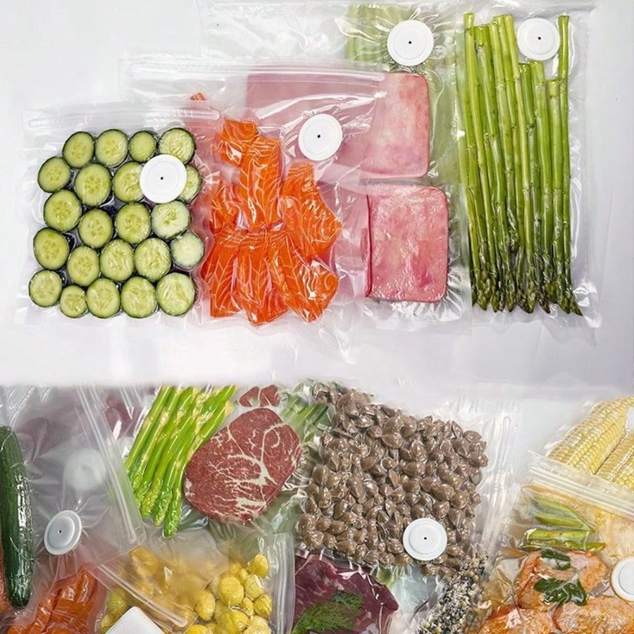 30pcs Reusable Vacuum Bags+1 C - Food Storage Vacuum Seal recension och pris