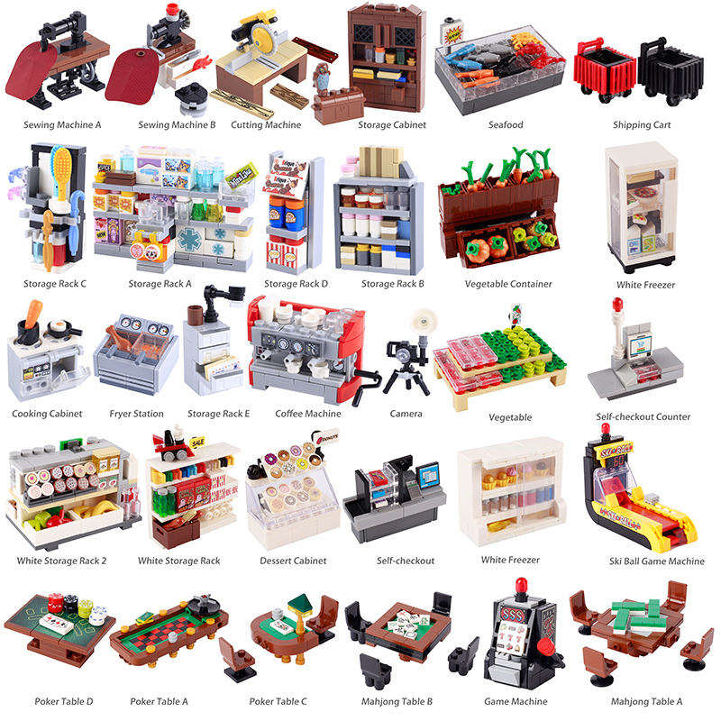 MOC City Supermarket Building  - Food Storage Building recension och pris
