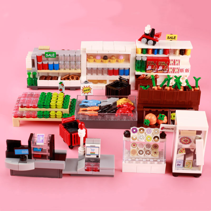 MOC City Supermarket Building  - Food Storage Building recension och pris