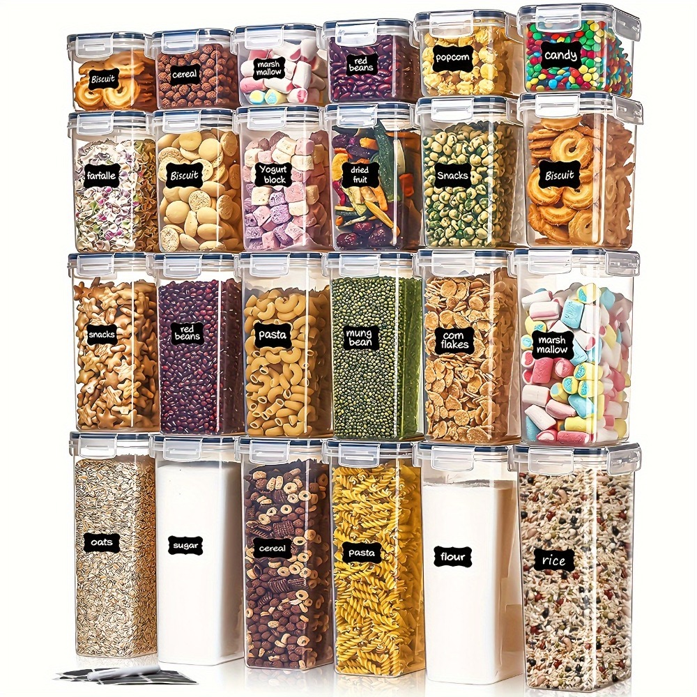 24Pcs Food Storage Containers  - Food Storage Organiser recension och pris