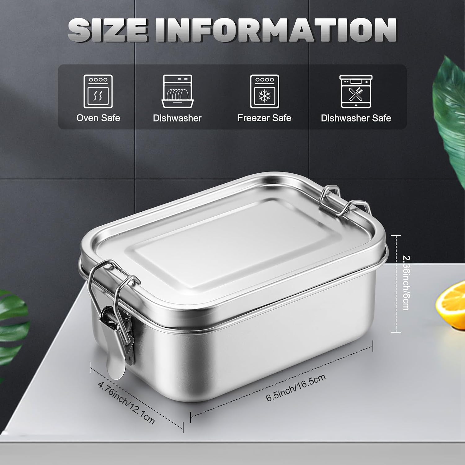 Stainless Steel Food Storage C - Storage Food Prep recension och pris