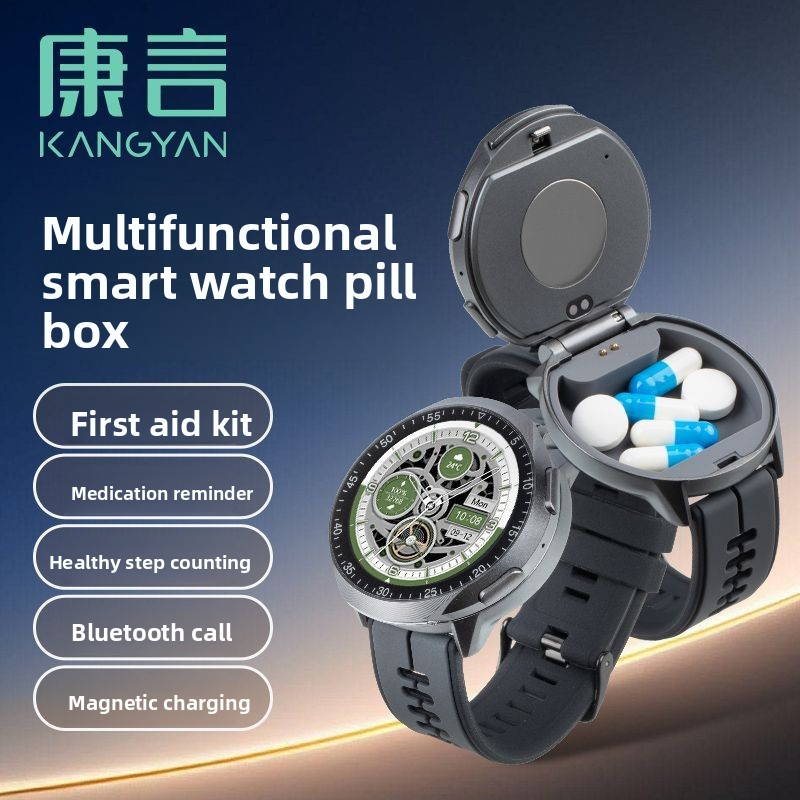 Smart Pill Reminder Watch 2 in - Food Storage Emergency recension och pris