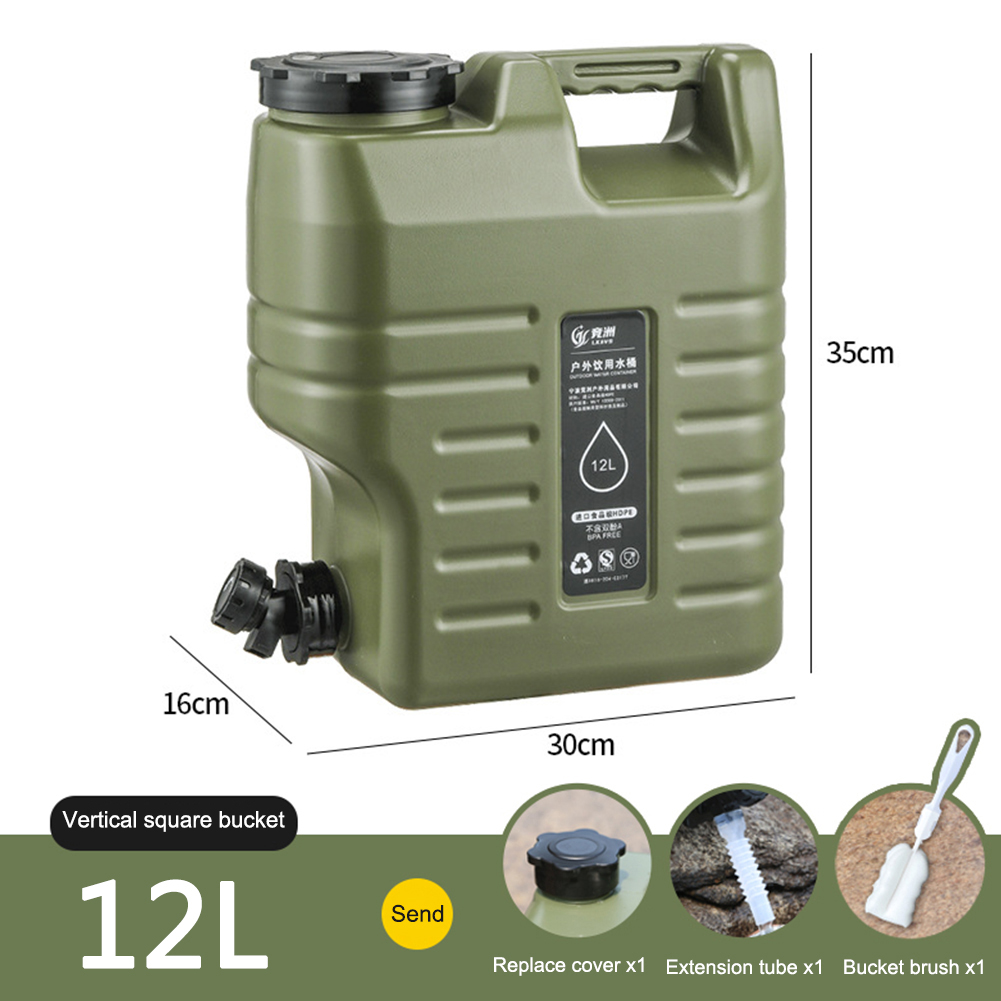 3.2 Gallon/12L Water Jug Porta - Food Storage Emergency recension och pris