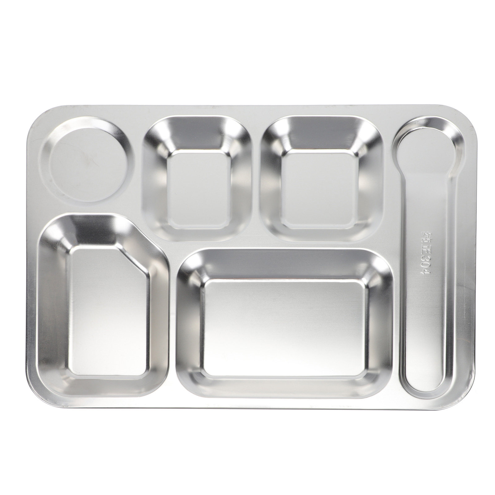 1pc Stainless Steel 6-Compartm - Storage Food Prep recension och pris