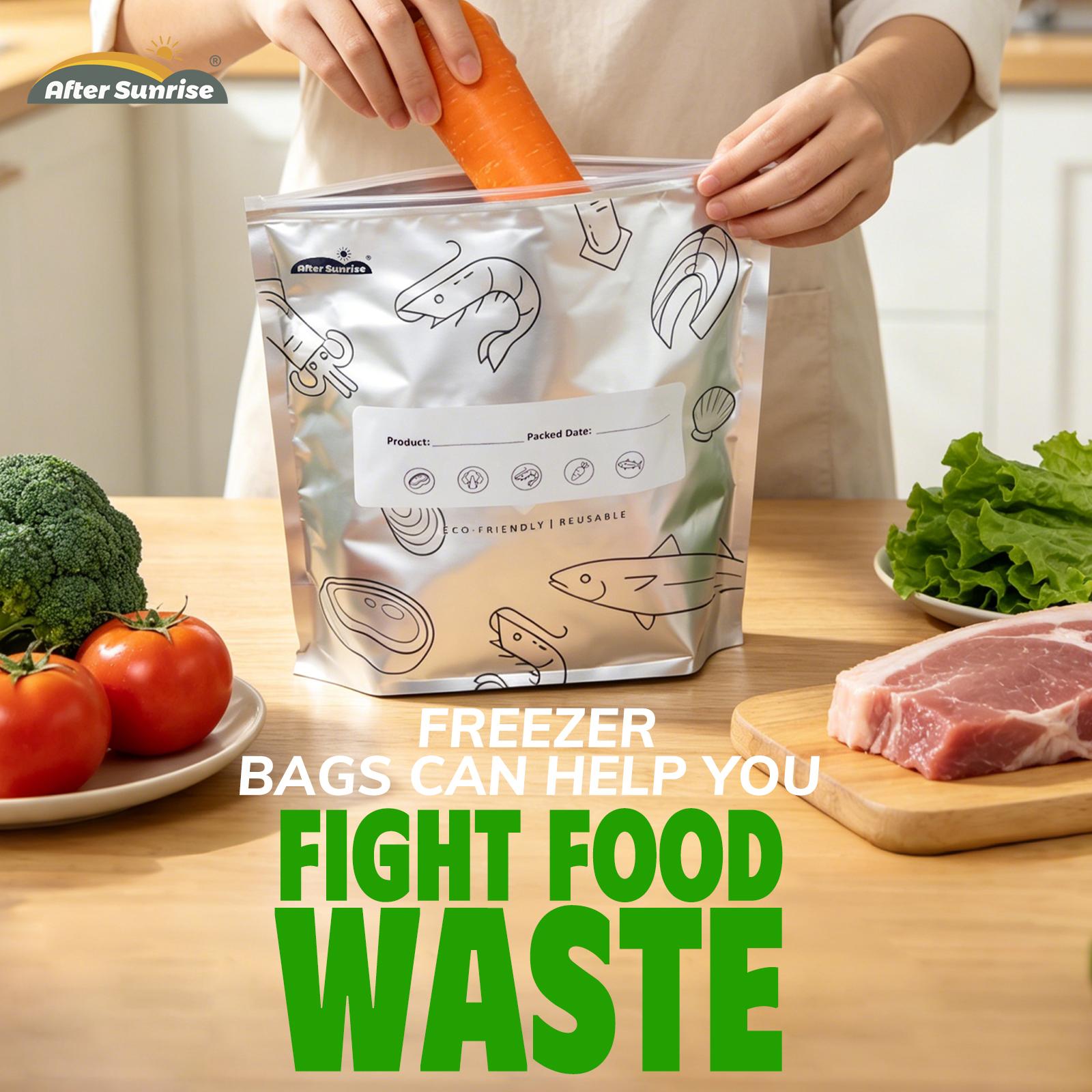 【Refrigerated Food】Reusable Al - Food Storage Bags Reusable recension och pris