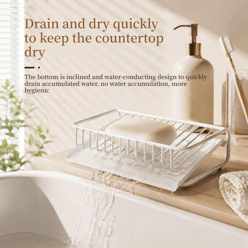 Plastic Soap Dish with Drain R - Food Storage Organiser recension och pris