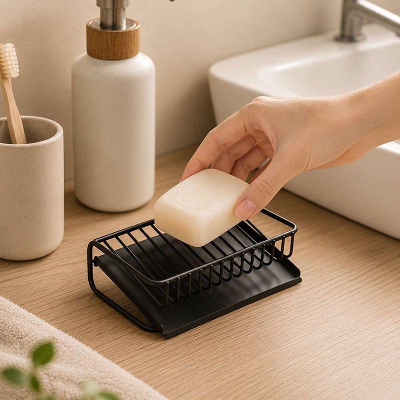 Plastic Soap Dish with Drain R - Food Storage Organiser recension och pris