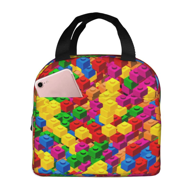 Custom Colorful Building Block - Food Storage Building recension och pris