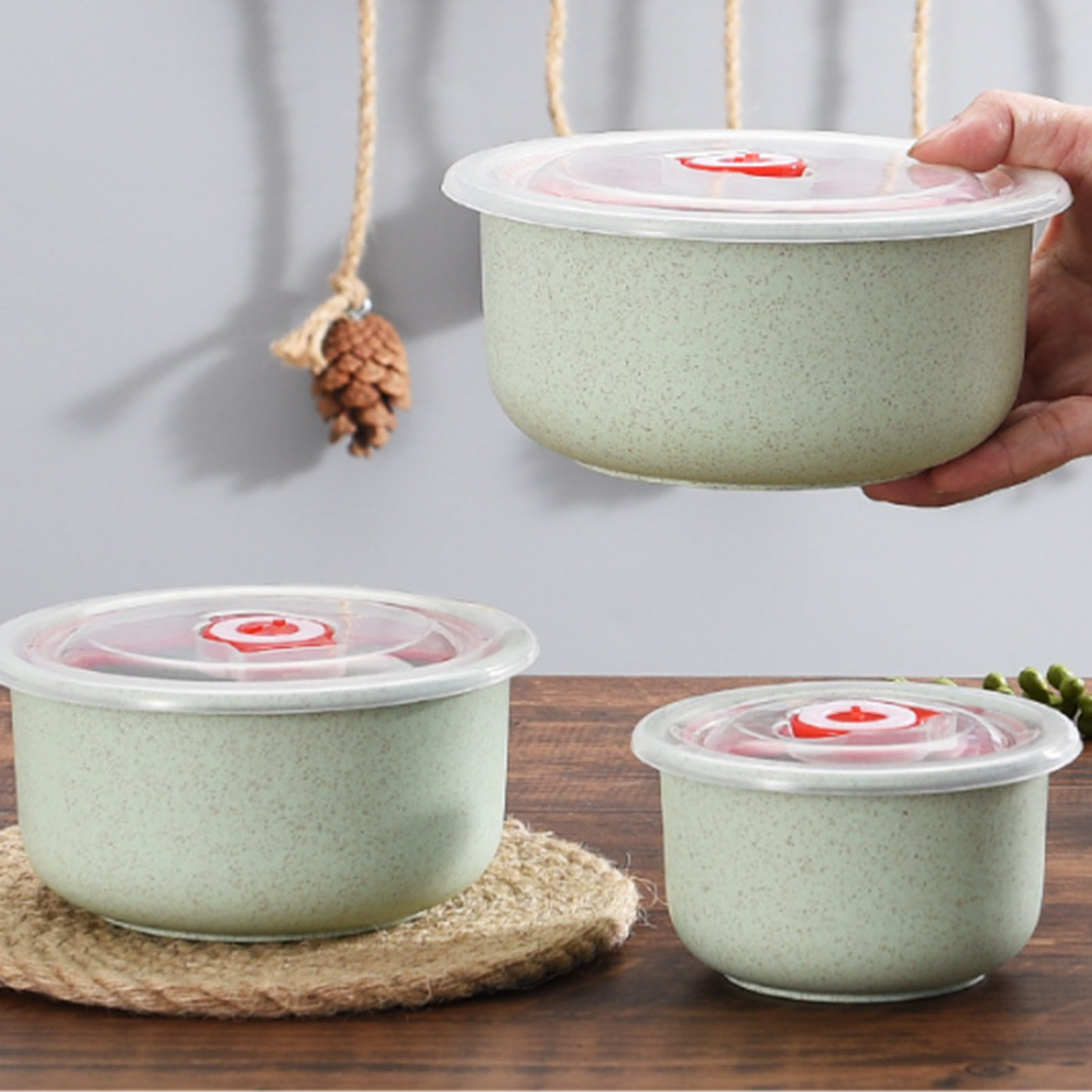 3pcs Food Storage Containers B - Storage Food Prep recension och pris