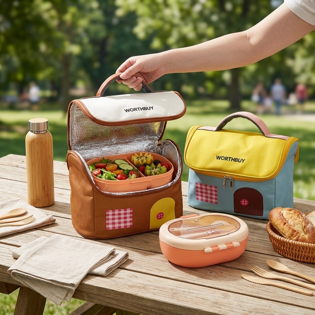 Oxford Thermal Lunch Bag with  - Food Storage Box Large recension och pris