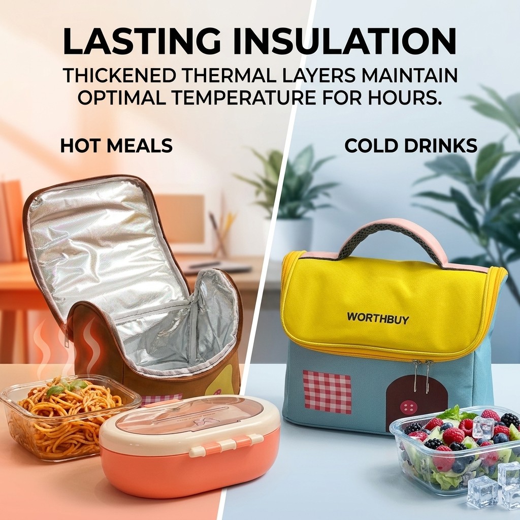 Oxford Thermal Lunch Bag with  - Food Storage Box Large recension och pris