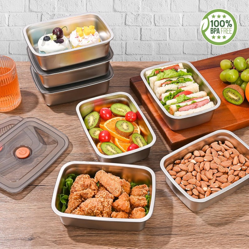 Stainless Steel Large Capacity - Food Storage Box Large recension och pris