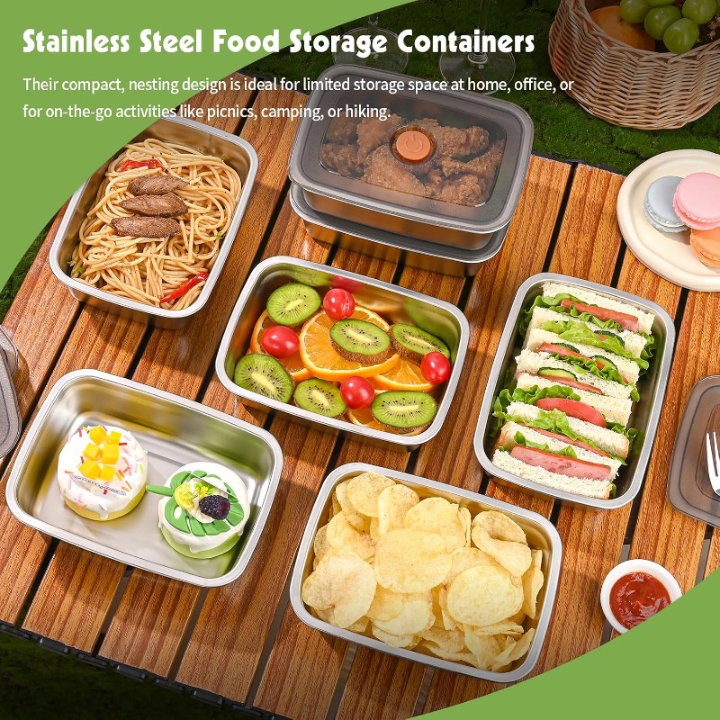 Stainless Steel Large Capacity - Food Storage Box Large recension och pris