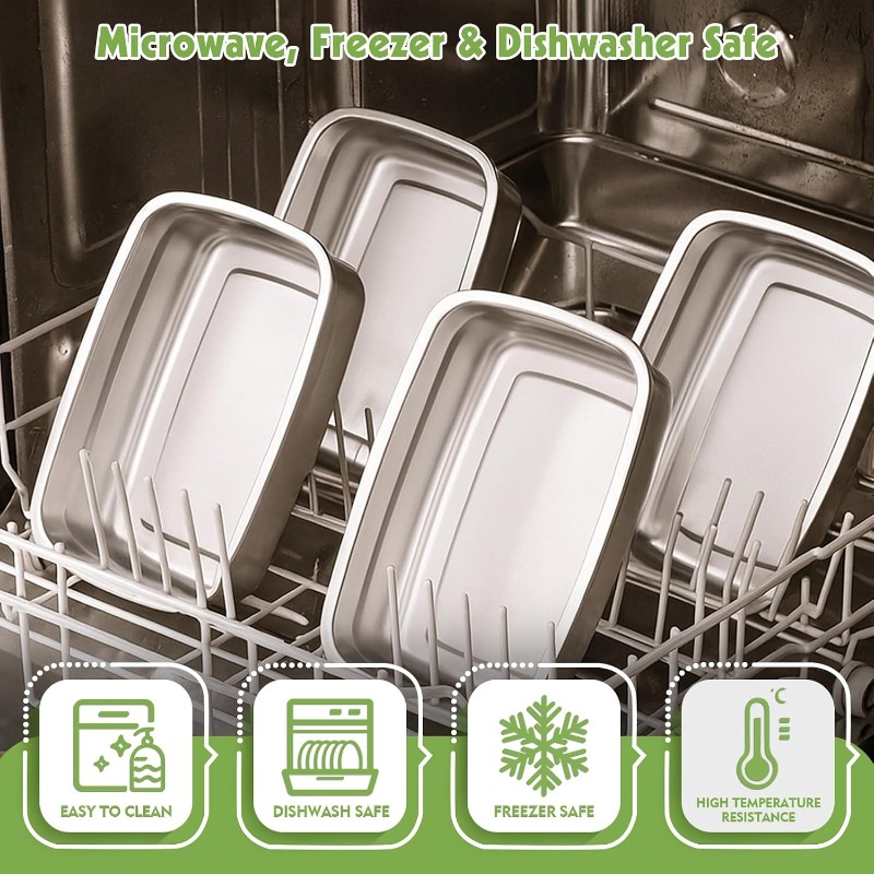 Stainless Steel Large Capacity - Food Storage Box Large recension och pris