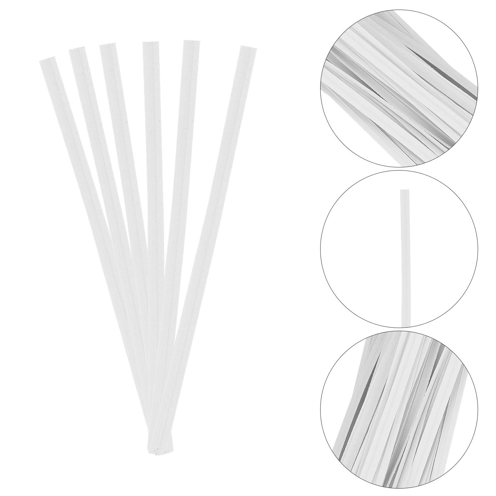 1000Pcs White Twist Ties Paper - Food Storage Bags Reusable recension och pris