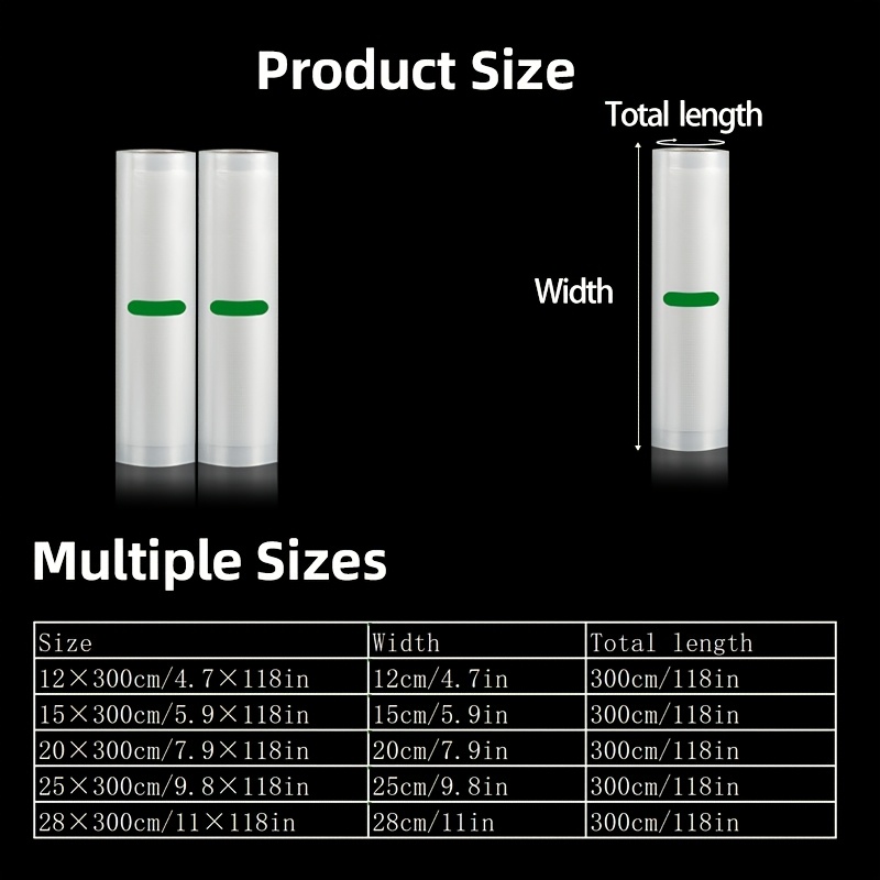 2-Pack 3M Vacuum Sealer Rolls: - Storage Food Prep recension och pris