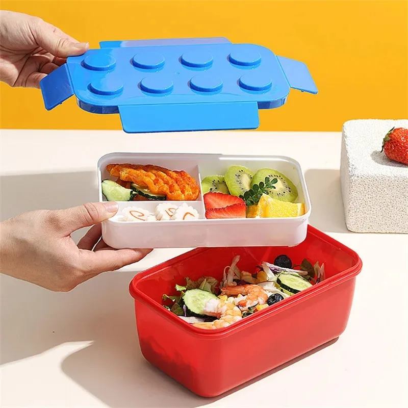 Lunch Box DIY Building Block P - Food Storage Building recension och pris