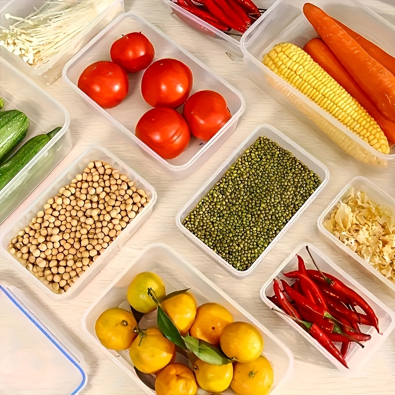 8Pcs Set Includes 4 Containers - Food Storage Organiser recension och pris