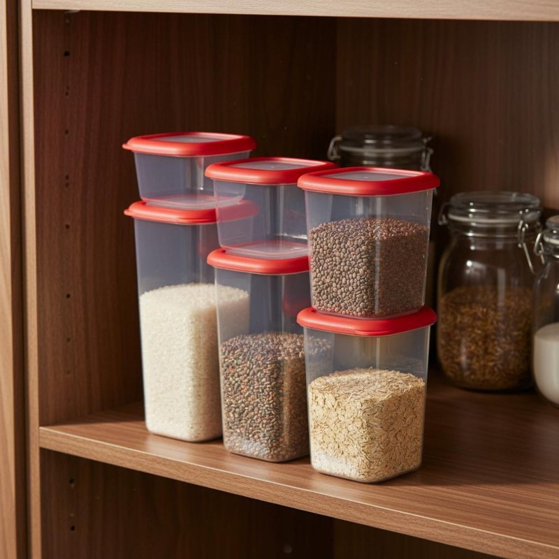 6 Pieces Airtight Food Storage - Food Storage Container recension och pris