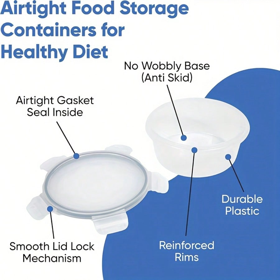 24‑Piece Meal Prep Food Contai - Storage Food Prep recension och pris