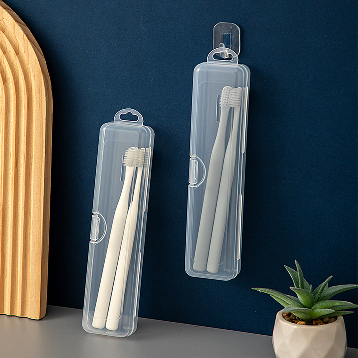 WORTHBUY Toothbrush Box Transp - Food Storage Organiser recension och pris
