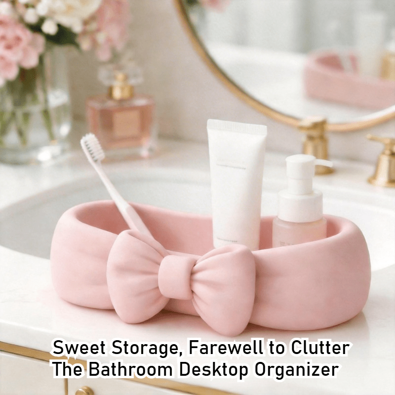 Cute Bow Shaped Makeup Organiz - Food Storage Organiser recension och pris