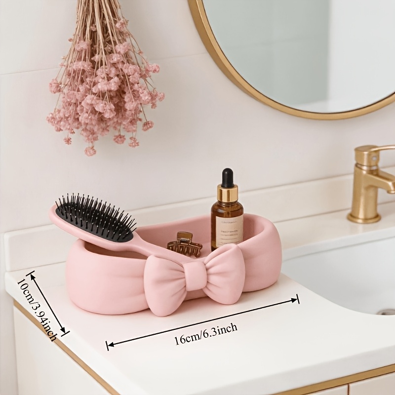 Cute Bow Shaped Makeup Organiz - Food Storage Organiser recension och pris