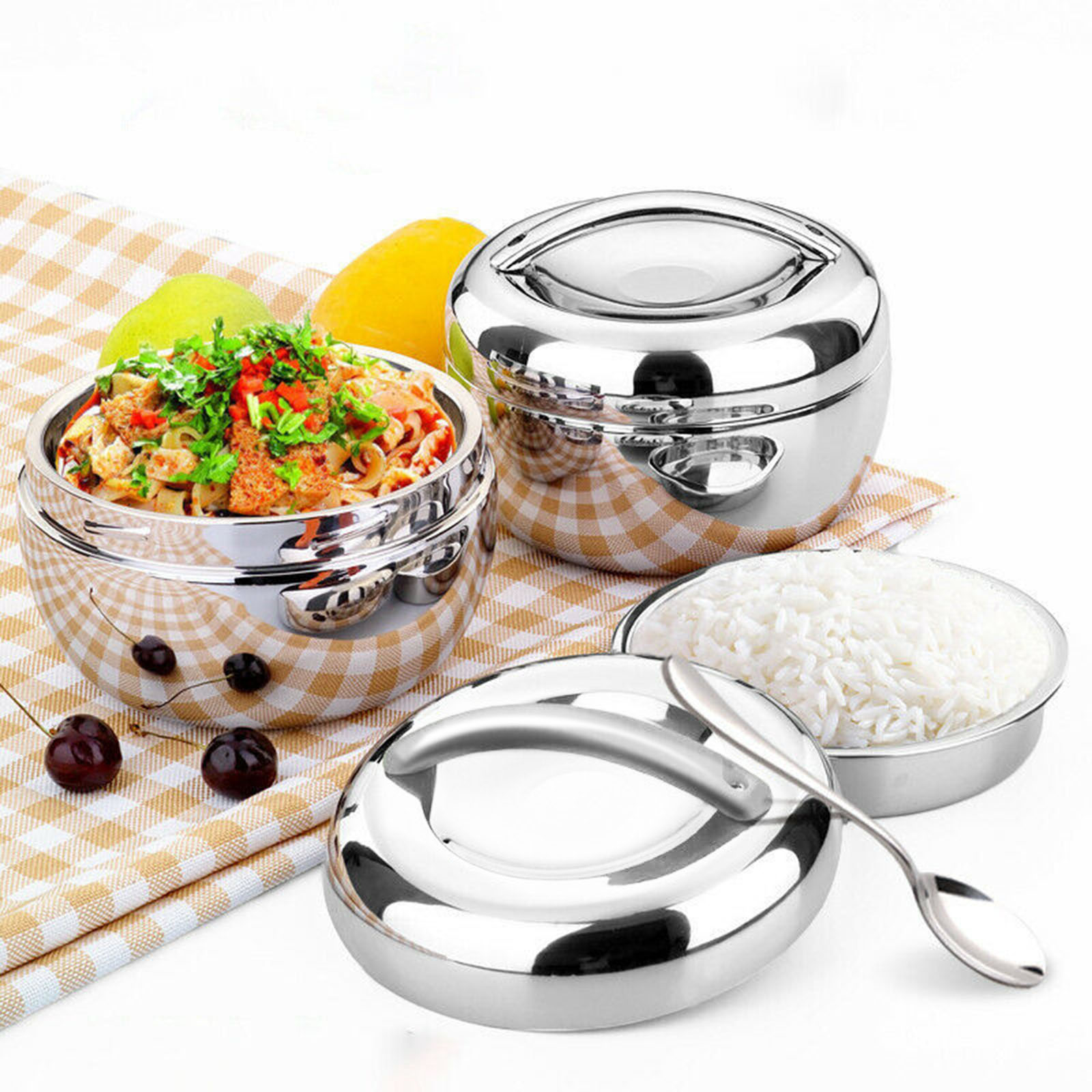Stainless Steel Insulated Ther - Food Storage Hot recension och pris