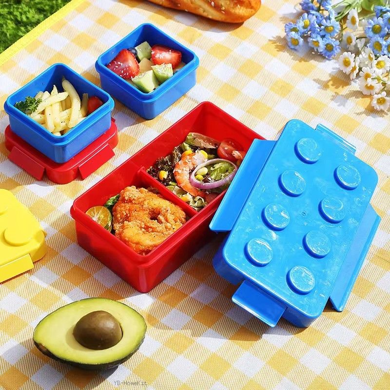 DIY Building Block Lunch Box M - Food Storage Building recension och pris