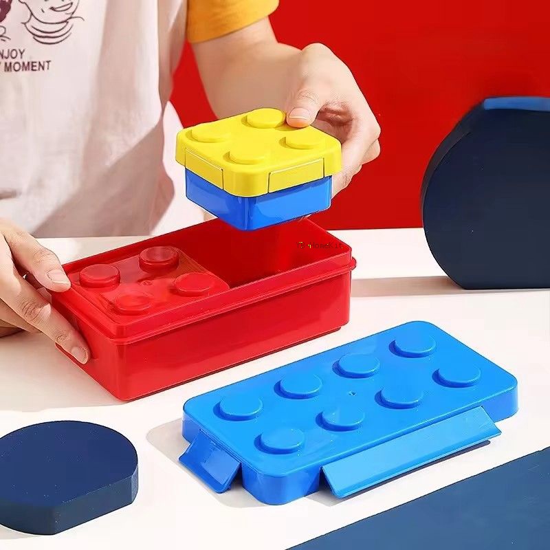 DIY Building Block Lunch Box M - Food Storage Building recension och pris