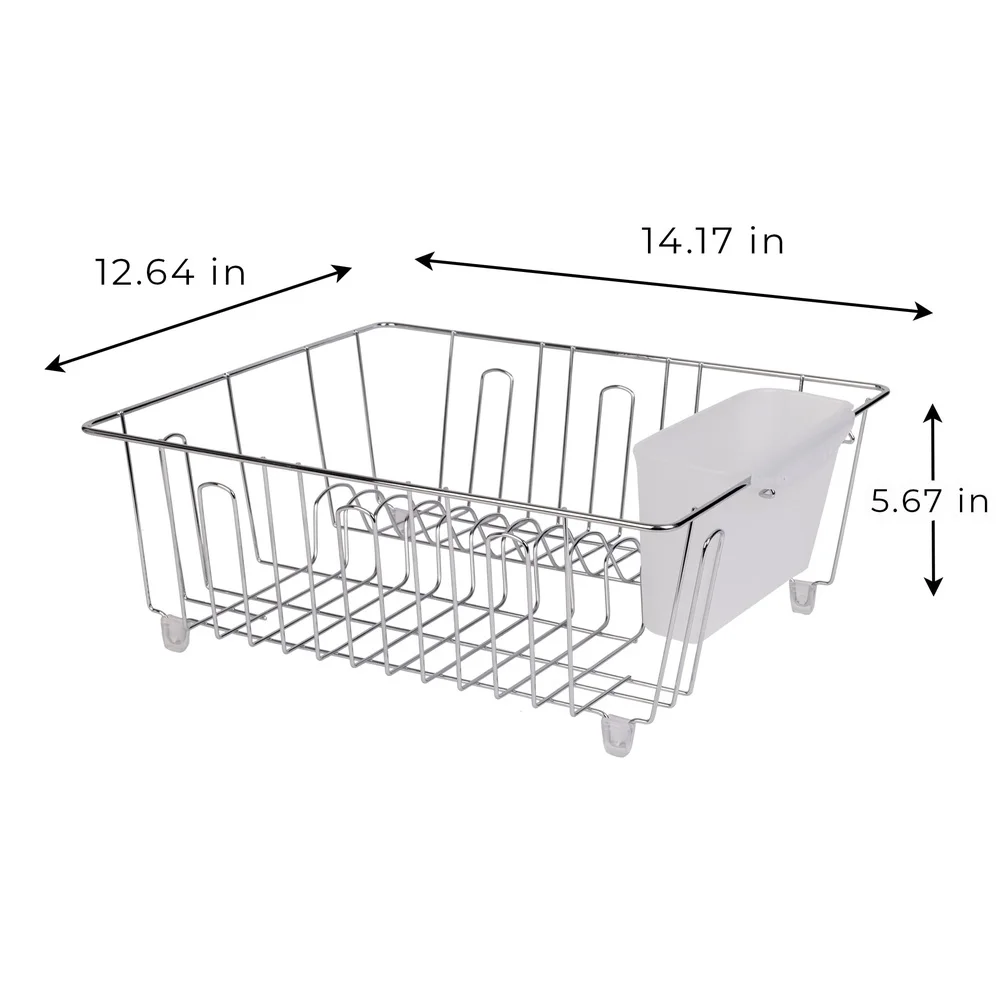 Small Wire Dish Rack Kitchen O - Food Storage Organiser recension och pris