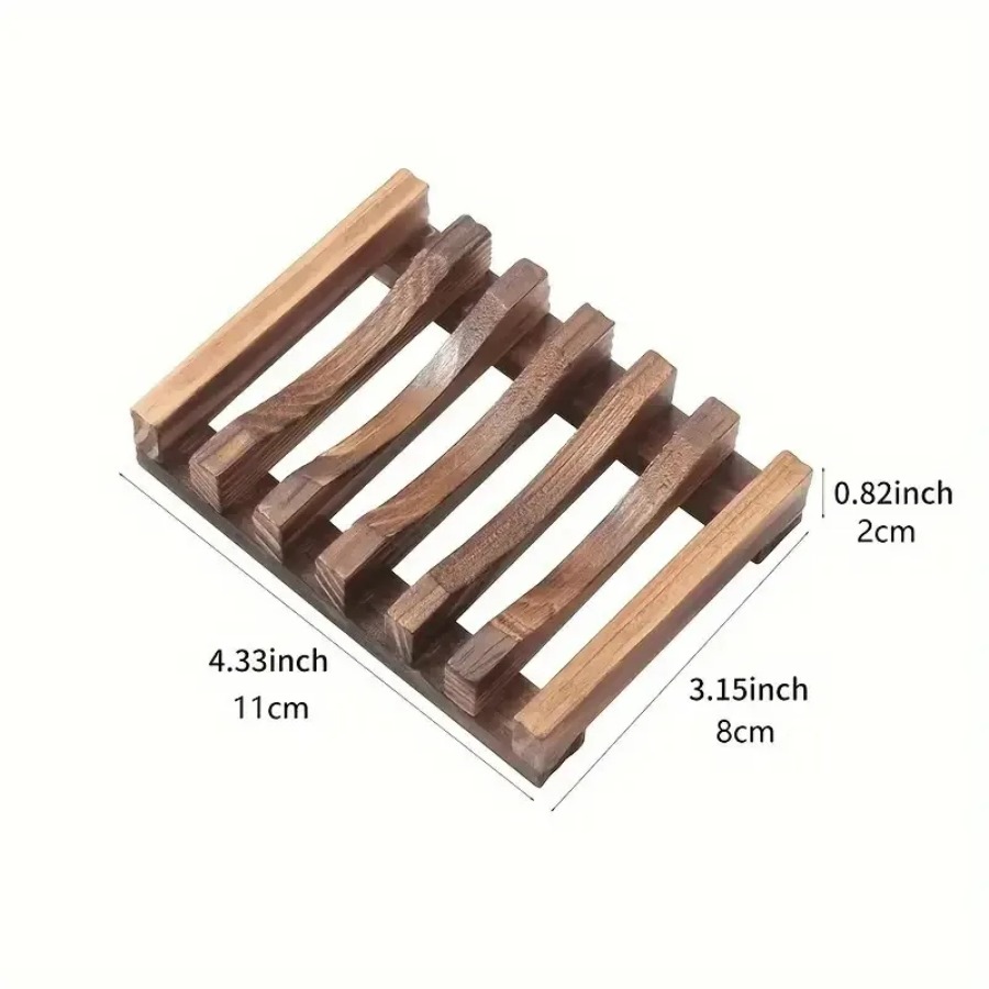 Wooden Soap Dish for Shower Ba - Food Storage Organiser recension och pris