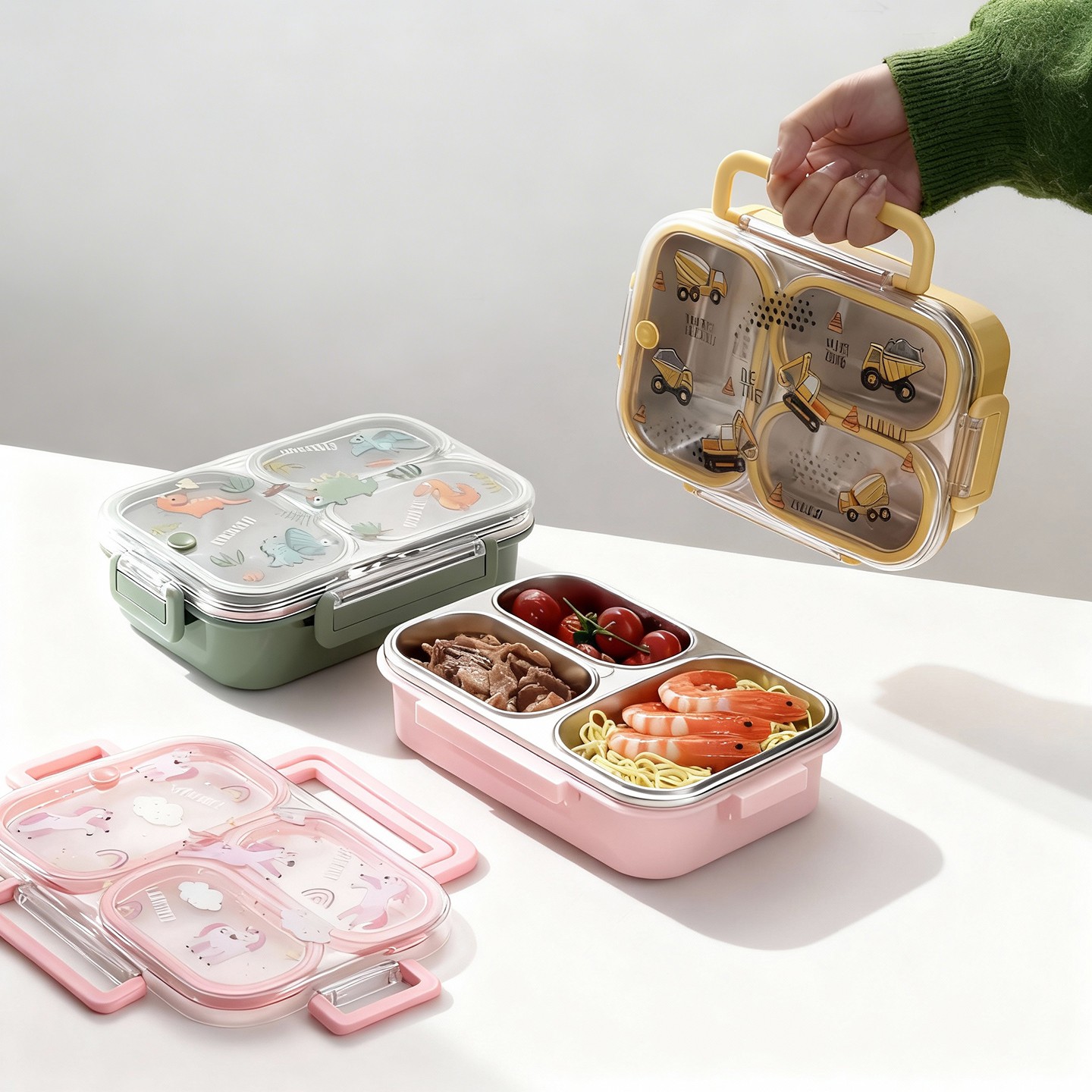 Large Capacity Cartoon Childre - Food Storage Box Large recension och pris