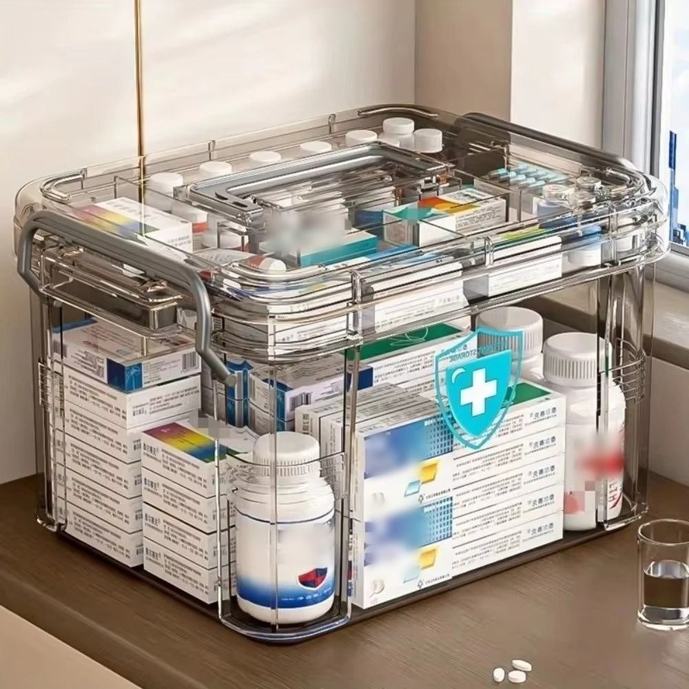 Simple Double Layers Pill Stor - Food Storage Emergency recension och pris